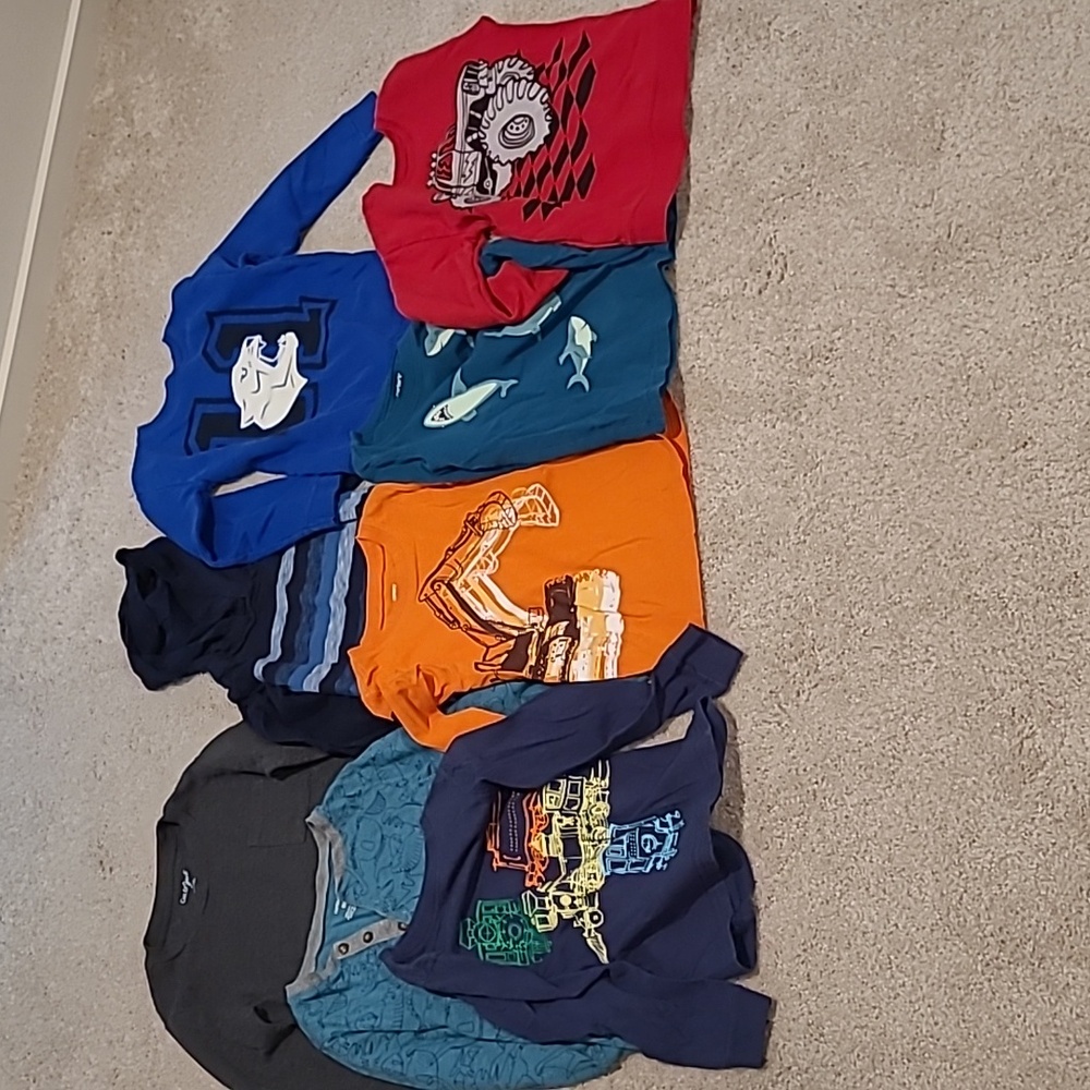 Boys size 5 long sleeve bundle